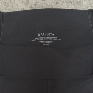 Athleta Salutation Stash Pocket II Black Legging
